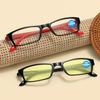 Nuevos lentes de lectura de moda anti-luz azul zoom automático HD tecnología negra ajustables visión nocturna