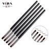 Set de 5 Pinceles para Uñas con Mango Negro, Pinceles Pluma de Fototerapia para Uñas Francesas de Fototerapia, Adecuado
