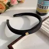 Exquisita Diadema Fina de Satén Brillante Dorada para Cabello Fino Pasador de Pinza Alta para el Cabello Diadema de Lavado Facial de Gama Alta Accesorio para el Cabello