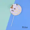 Decoración de Pastel de Cumpleaños Gato y Ratón Muñeco Tom Jerry Muñeco Juguete para Pastel de Niños Tarjeta para Insertar