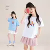 TUTU Elefantito Ropa Infantil Camiseta de Manga Corta para Niñas 2026 Verano Nuevo Algodón Puro para Niños Top Delgado de Manga Corta Atuendo de Verano