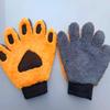 Nuevos Guantes de Lavado de Autos de Terciopelo Coral de Cinco Dedos No Dejan Marcas Fácilmente, Paños Limpiadores de Autos, Herramienta de Oso para Quitar el Polvo y Limpiar el Coche