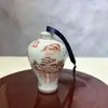 Mini Pote Geral Azul e Branco Pequeno Ornamento, Decoração de Suspensão em Cerâmica, Mini Bule de Chá Decorativo de Porcelana Azul e Branco Figura de Presente