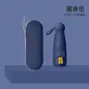 50% de descuento Paraguas compacto y portátil, protección UV, cápsula de protección solar con recubrimiento negro, doble uso para sol y lluvia