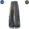 Conjunto de moletom de alta qualidade com zíper parcial e gola alta da marca NASA para homens, um conjunto completo moderno para o outono