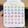 Joias para Nail Art de Resina Flores Estereoscópicas Coloridas Joias para Unhas DIY Brincos Capa de Celular Acessórios Usáveis para Unhas