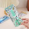 Nuevas Tijeras de Manualidades Infantiles Snoopy, Lindas y Estéticamente Agradables, Tijeras de Acero Inoxidable para Cortar Papel, Materiales de Papelería para Estudiantes