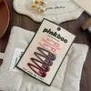 Novo Conjunto de Presilhas de Cabelo Bb Clip Cor Sólida Gota d'Água Outono Inicial para Crianças Acessórios de Cabelo para Meninas Simples Básico Presilha Lateral para Bebê Adorno de Cabeça