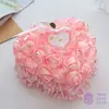 Cojín para Anillos de Boda Transfronterizo, Caja de Anillos en Forma de Corazón de Espuma para Propuesta de Hombre, Soporte para Cojín de Anillos, Suministros para Celebración de Boda