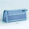 Estojo de Lápis de Malha em Camadas para Estudantes - Grande Capacidade, Estojo Transparente para Lápis, Ótimo Organizador de Mesa.