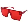 Gafas de sol retro de montura grande coloridas transfronterizas personalidad tendencia europea y americana procesamiento personalizado de gafas de sol para mujer 2185
