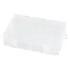Caja de Embalaje de Plástico Transparente Rectangular Grande Caja Organizadora de Escritorio para Juguetes Caja de Almacenamiento para Exhibición de Muestras de Bloques de Construcción de Juguetes
