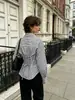 Exclusivo para ventas transfronterizas 2026 Camisa corta de manga corta para mujer con textura estilo europeo y americano, con fruncido en la cintura, adelgazante y top corto con volantes