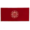 Funda de tela para mesita de noche de habitación de boda toalla de polvo para boda mantel rojo para boda decoración de habitación de boda suministros festivos