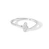 Anel de borboleta de prata esterlina S925 feminino dança incrustada zircão anel feminino nicho luz luxo anel de prata presente para namorada