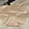 10A Antibacteriano "Fair Isle Férias Preguiçosas Menina Pura Gentil Roupa Íntima Calcinhas de Algodão Puro com Entrepernas Estendida para Meninas