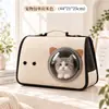 Transportín para gatos, mochila portátil para mascotas para salidas, bolsa para mascotas estilo cápsula espacial de gran capacidad para gatos