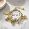 Pulsera Panjia: Pulsera DIY Popular con Corazón, Oso, Diamante Negro, Corona, Flor, Mariposa, Joyería de Moda y Única