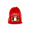 Sacos de embalagem para doces e biscoitos com padrão de desenho animado de Natal veludo vermelho mais vendidos da Amazon TEMU, sacos de chocolate