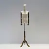 Maniquí de tienda de ropa, accesorios, maniquí de medio cuerpo femenino, versión coreana, estante de exhibición para tienda de ropa de mujer, maniquí de cuerpo entero humano, estante para maniquí de vestido de novia