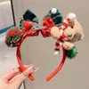 Diadema de Cabeza de Ciervo Linda Transfronteriza Europea y Americana para Mujer 2026 Nuevo Estilo Gorro de Oso Diadema de Astas Accesorios para el Cabello de Navidad