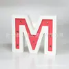Lámpara de Letra de Madera Lámpara de Letra LED Luz de Noche Tablero de Densidad Lámpara LED de Letra Venta Directa de Fábrica