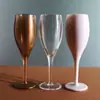 Venta directa de fábrica vasos de champán coloridos de plástico PS de 2.5 oz vaso de cóctel acrílico