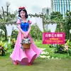 Escultura de Personagem de Desenho Animado Grande de Fibra de Vidro para Exterior Anão da Branca de Neve Artesanato Enfeites Decorativos para Jardim de Infância