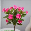 Flores Artificiales, Alegrías, Arreglos Florales de Boda, Decoración del Hogar, Ingeniería de Paisajismo de Bosque Pequeño para Jardín, Azaleas Artificiales