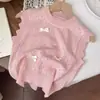 Chaleco Calado de Nuevo Estilo Princesa para Bebé Niña Verano 2026 Top de Punto con Manga de Volantes Infantil Moda Coreana