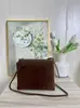Bolso cruzado de nicho de doble capa Nu Twin, monedero versátil, minibolso de hombro, bolso cuadrado pequeño clásico para mujer