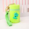 Bolsa Balde Mini Fofa, Porta-Moedas Balde Portátil, Bolsa de Moedas de Silicone, Bolsa para Fone de Ouvido e Cosméticos, Chaveiro Pingente