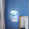 Lámpara colgante pequeña de estrella de mar para levantar y ajustar decoración creativa dormitorio mesita de noche sala de estudio lámpara personalidad simple restaurante barra mostrador luminarias