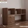 Estantería de escritorio, estante de almacenamiento multicapa para escritorio, librero de almacenamiento simple, organizador vertical pequeño multicapa