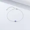 Pulsera de Plata de Ley con Circonita Micropavimentada Ojo de Diablo Estilo Ins Transfronterizo Europeo y Americano Diseño de Nicho Joyería de Mano con Diamante Personalización