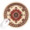 Mouse Pad Estilo Boêmio Vintage Personalizado Tapete de Mesa de Borracha para Computador Laptop Coaster Cruzamento Oriente Médio Rússia