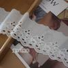 Hilo de Algodón de Alta Calidad Flor Bordada Encaje Borde de Algodón DIY Escote Decoración para Cortina de Hogar Accesorios para Escote de Encaje