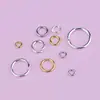 Accesorios de Joyería de Plata de Ley S925 Anillo Abierto Anillo Cerrado Material de Cuentas Hecho a Mano DIY Accesorios para Pulseras