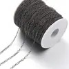 Corrente de Letras/Corrente de Pescoço 1,1m (Ferro Revestido de Cobre) Colar Pulseira Joia Corrente Básica Personalizada Acessórios DIY Y55