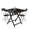 Mesa Plegable Mesa de Comedor Mesa de Comedor para el Hogar Mesa Plegable Portátil para Puesto al Aire Libre Alquiler de Mesa Cuadrada Envuelta Portátil