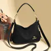 Bolsos de Diseño de Nicho para Mujer, Nuevo Bolso de Hombro Cruzado Retro de Gamuza a la Moda, Versátil Bolsa Tipo Bollo de Gran Capacidad