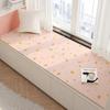 Pequeño Fresco Cuatro Estaciones Universal Dormitorio Balcón Impermeable Estera para Ventana de Bahía Hogar Dormitorio Resistente al Desgaste Resistente a la Suciedad Alfombra de Piso de Terciopelo Cristal