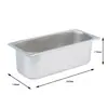 Tina de helado estándar europeo vitrina de helado gabinete de helado vitrina de helado caja refrigerada de helado de acero inoxidable con tapa