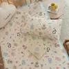 Sábana de Cama Infantil de Algodón Puro Clase A, Colchoneta Gruesa Acolchada para Dormir, Esterilla Protectora, Cubierta de Cama, Colchón Delgado de Algodón Puro para Guardería y Bebé