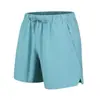 Nuevos Shorts para Hombre, Secado Rápido, Corte Holgado, Pantalones Deportivos Casuales de Cinco Puntos, Delgados Transfronterizos de Seda de Hielo para Playa, Ropa Casual Versátil
