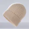 Gorro de Cachemira 2026 Otoño/Invierno Nuevo Moda Unisex Tejido de Cable Casual Cálido Protección para Orejas Protección contra el Frío Gorro de Punto