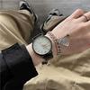 Reloj Silencioso de Prueba para Estudiantes con Esfera Grande para Mujer, Estilo Coreano Simple Ins Harajuku Estilo Universitario, Correa Personalizada