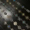 Cadena de Cintura con Corazón de Flor Estilo Étnico Retro Diseño Nicho para Mujer Cinturón Metálico Accesorios para Falda Bohemia