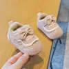 Zapatos Nuevos de Algodón para Invierno 2026 para Niñas Bebé, Zapatos Caminadores de Suela Suave, 3-6-12 Meses, Zapatos de Princesa para Bebé, Zapatos Estables para Niños Pequeños