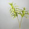 Decoração de vaso de bambu com planta de lírio, planta em vaso, piso de sala de estar interna, decoração de árvore falsa, simulação de planta verde, simulação de bambu com lírio
